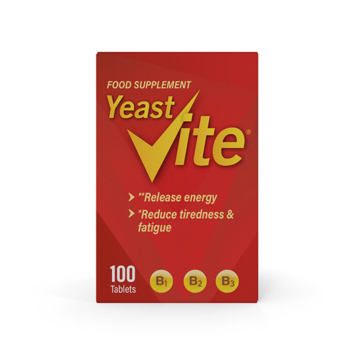 Yeast Vite Food Supplement Tablets, Speedy Tiredness Relief, 100 Tablets