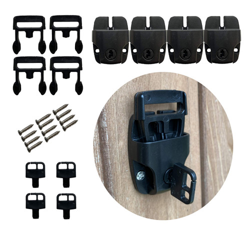Happy Hot Tubs Replacement Hot Tub Cover Locks Key Set Pinch Release Clip With Screws Keys Buckle Clips