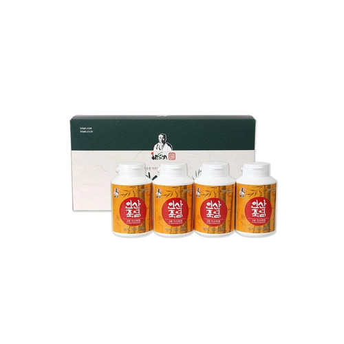 Phosphate bamboo salt Insan Bamboo Salt 3-Times Roasted Bamboo Salt Powder 300g 4-Pack Gift Set / 인산죽염 3회 죽염 분말 300g 4개 선물세트