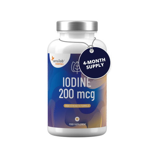 Sensilab Essentials Iodine Tablets 200 mcg 120 Iodine Capsules