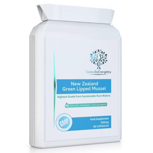 Green Lipped Mussel 500mg 90 Capsules – sustainably sourced from Pure New Zealand Waters, expertly extracted Using CO2 – No Mixers – No Binders – No fillers