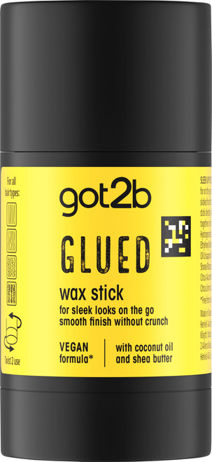 got2b Glued Hair Styling Wax Stick, Clear, 50g