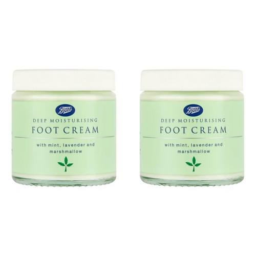 Boots | Deep Moisturising Foot Cream - With Mint, Lavender & Marshmallow | 100mL [ x2 Pack ]