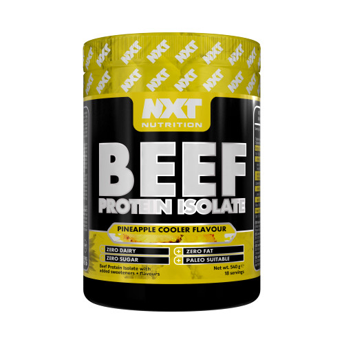 NXT Beef Protein Isolate 540g - High Protein Powder in Natural Amino Acids - Paleo, Keto Friendly - Dairy and Gluten Free | 540g (Pineapple)