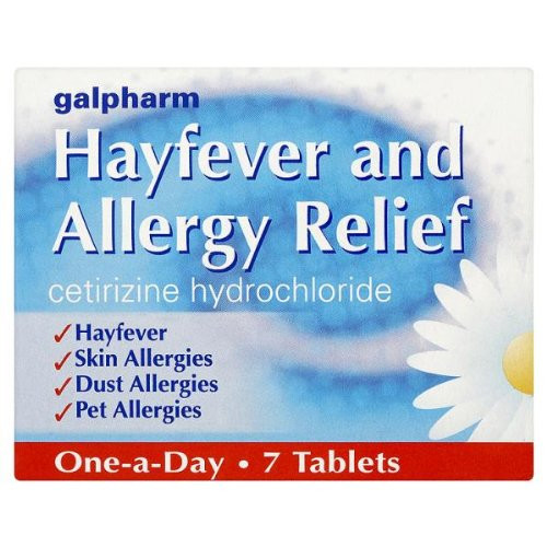 Galpharm Hayfever and Allergy Relief 7 Tablets - Pack of 10