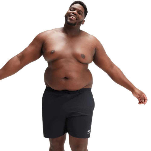 Speedo Men's Plus Size Essentials 16" Swim Shorts | Watershort| Swimming Trunks | Big and Tall Swimwear Swimming Trunks Black