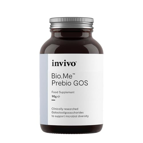 Invivo Bio.Me Prebiotic GOS Powder (90g - 45 Servings Per Pack) - Galactooligosaccharides Prebiotic Fibre Supplement to Support Microbial Diversity - Soluble Heat Stable Fibre Powder - Non-GMO, GMP