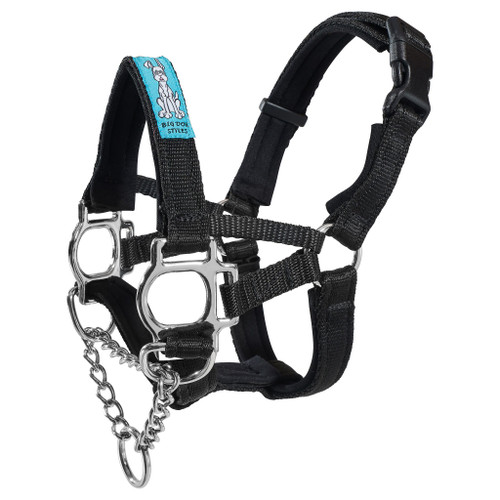 Dog Head Collar, for Large, XL and Giant Breeds, Black, Size 2