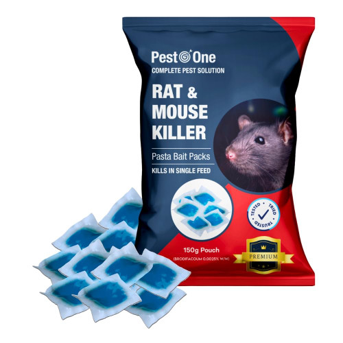 SISI UK Rat & Mouse Pasta Bait Sachets 15 x 10g Brodifacoum Rodenticide