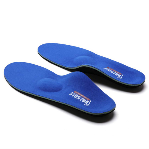 VALSOLE Orthotic Insole High Arch Foot Support Soft Medical Functional Insoles, Insert for Severe Flat Feet,Plantar Fasciitis,Feet Pain, Foot Valgus for Man and Woman (11.5-12 UK-305mm, Blue)