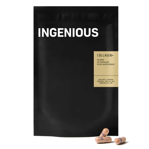 INGENIOUS Marine Collagen Capsules 15 Day Supply, Collagen for Women & Men
