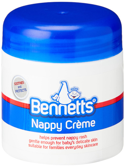 Bennetts Nappy Cream Helps to Prevent Nappy Rash & Protect Baby’s Delicate Skin, Gentle Enough to Use from Birth, 150 ml, Pack of 3