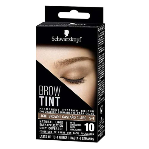 Schwarzkopf Brow Tint, Light Brown, 10 ml