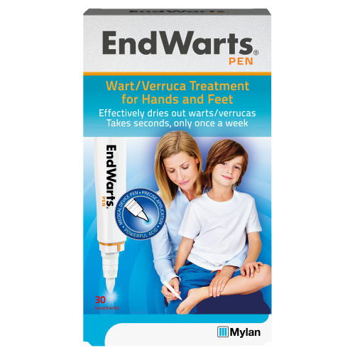 Endwarts PEN - a Skin Wart and Verruca Removal Solution - based pn dehydrating Treatment with Formic Acid - 30 Treatments, 3ml