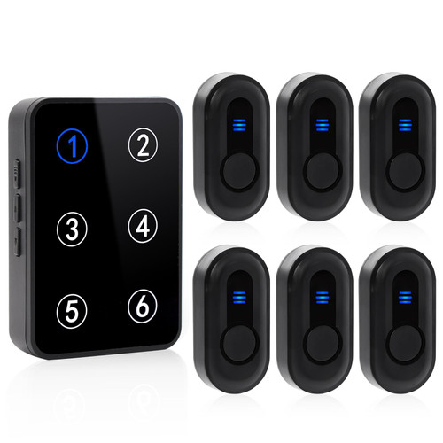 SanJie Wireless Nurse Call System for Elderly Care 6 Waterproof Buttons