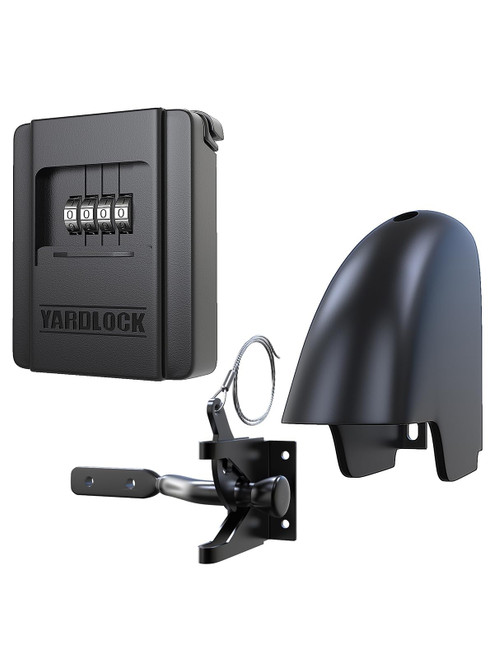 Gate Lock – Secure Keyless Fence Lock and Latch with 2-way Access – Strong Durable System for Theft Prevention and Home Security, Easy Installation on Wood or Vinyl Gates/Fences​ (Regular – 1-pack)
