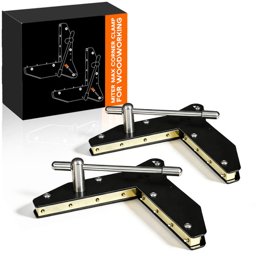 Miter Clamps For Woodworking,Pack of 2 Clam Camps For Window & Door Casing, Picture Frames, Cabinet Trim，Precision Crafting Projects