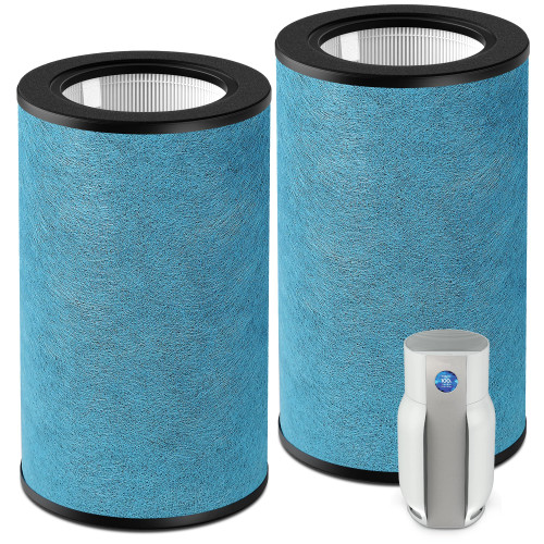 2 Packs HP362 Replacement Filters Compatible with Shark BreatheClear Max HP362 (2026) Smart Air Cleaner Purifier, 3-in-1 HEPA and Activated Carbon Filter