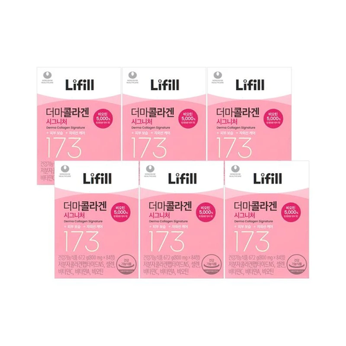 [Lifill] Derma Collagen Signature 800mg x 84 tablets (6) -SDL- / [라이필] 더마콜라겐 시그니처 800mg x 84정 6개 -SDL-