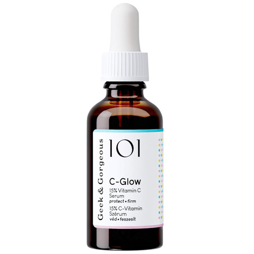 Geek & Gorgeous C-Glow 15% Vitamin C Serum, Ferulic Acid, 1 oz
