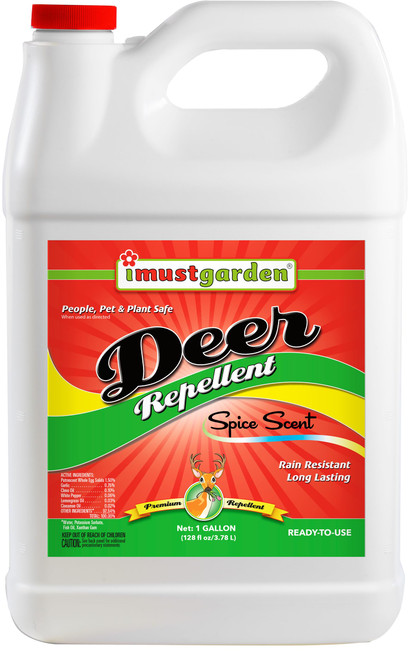 I Must Garden Deer Repellent: Powerful All-Natural Protection, 1 Gal Spice