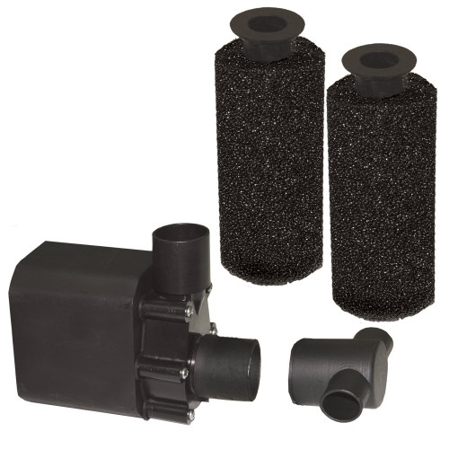 Beckett Corporation DP1800 Submersible Filters-Water Pump for Indoor/Outdoor Ponds, Fountains, Fish Tanks, Aquariums, and Waterfalls, 16.3' Max Height, Black