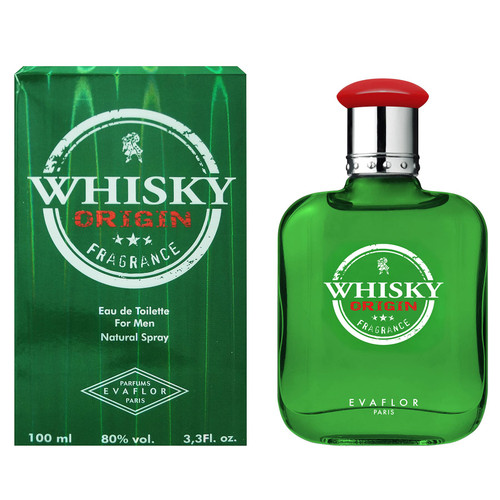 WHISKY ORIGIN Eau de Toilette for Men – Bold and Timeless Scent – Fresh Citrus and Warm Spices over a Woody Base – Long Lasting Fragrance – Made in France – EVAFLORPARIS – 3.4 Fl Oz