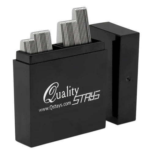 40 Metal Collar Stays for Men – Stainless Steel Dress Shirt Collar Inserts in 4 Sizes | Quality Stays