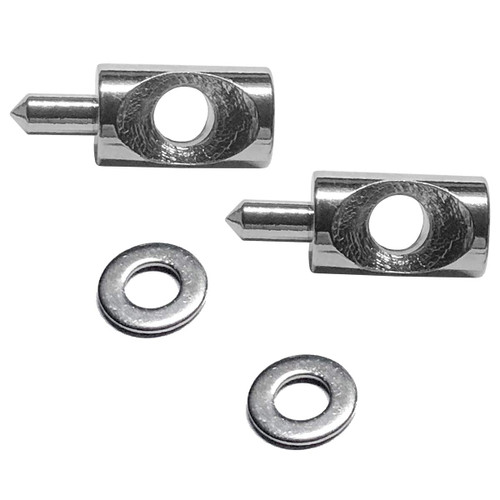 Gordon Glass® Shower Door Stainless Steel Hinge Pin 5/16" Dia. and Washer for Continuous Hinge Framed Shower Enclosure