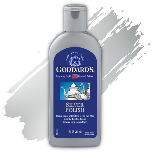 Goddard's Silver Polish Liquid, Silver Cleaner & Tarnish Remover, 7 oz