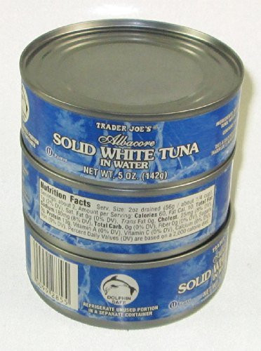 Trader Joe's Albacore Solid White Tuna In Water - Pack of 3