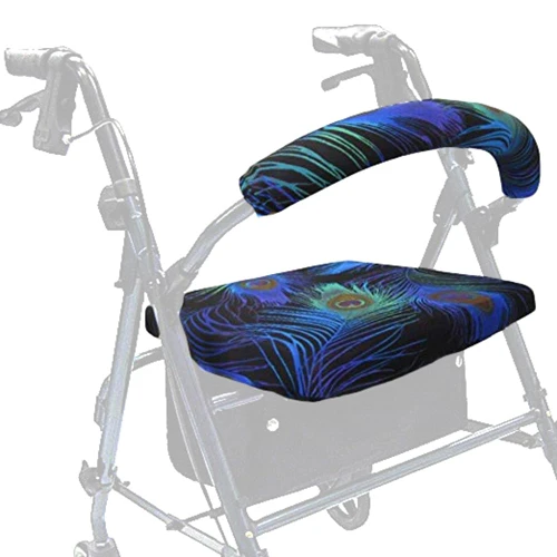 Crutcheze Rollator Seat & Backrest Cover Set, Walker Decorative Accessories