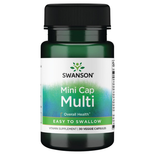 Swanson Daily Multivitamin Without Minerals, 30 Veg Capsules