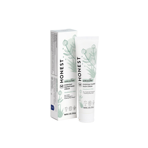 Honest Diaper Rash Cream, 2.5 Ounce