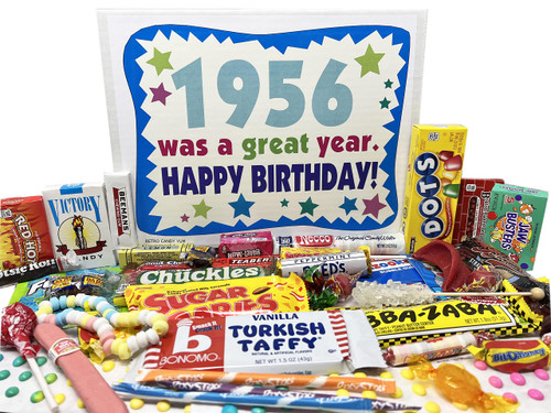 Retro Candy 1956 Nostalgic Gifts Variety Pack | Vintage 70th Birthday