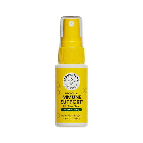 Beekeeper's Naturals Propolis Throat Spray for Daily Immune Support, 1 oz