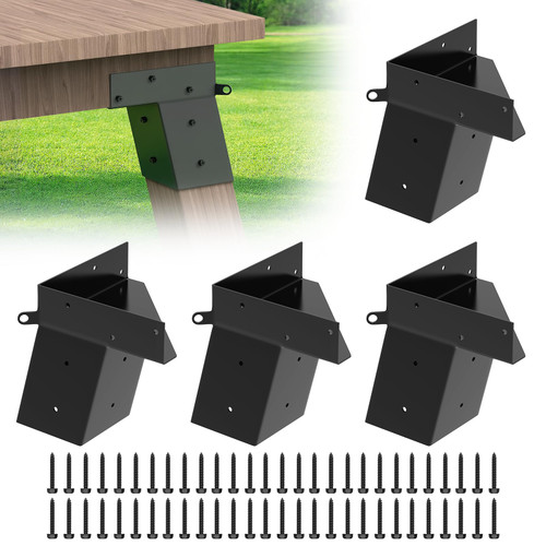 Feeloco Heavy Duty Deer Stand Brackets 4x4, Elevator Bracket for Deer Blind