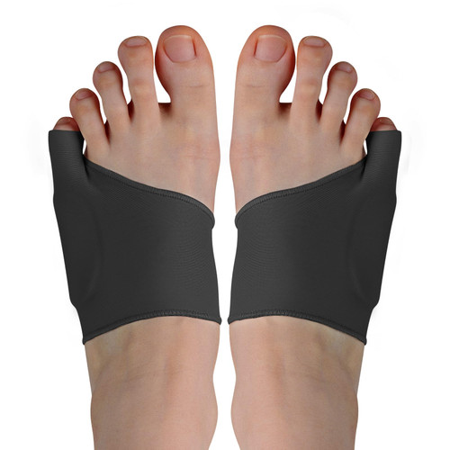 WooTshu Tailor Bunion Corrector Pads for Pinky Toe Relief, Relieve Bunion Pain, Little Toe Separator, Overlapping, Soft Silicone Gel Bunion Pad with Anti-Slip - Anti-Slip and Comfortable(Black 2-Pack) (Medium)
