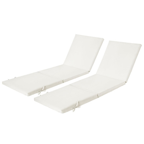 Maphissus 2 Pack 77x24 inch Lounge Chair Cushions for Outdoor Furniture
