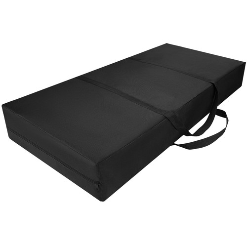 LTHCCOU Table Leaf Storage Bag Heavy Duty Waterproof Extra Large 50" Lx24 W Table Leaf Covers Protector with Reinforced Handles for Storage, Black