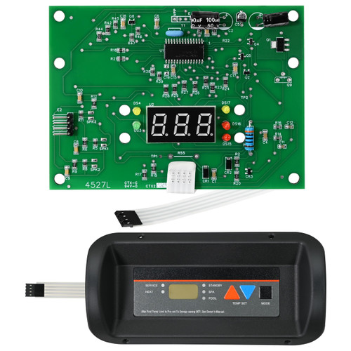 Pool Heater Control Board FDXLBKP1930 IDXL2DB1930 Bezel and Keypad Assembly