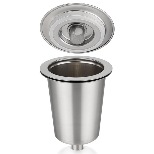 Reusable Stainless Steel Filter Cup for Cuisinart, Compatible with Cuisinart #SS-RFC HomeBarista Reusable Filter Cup, Upgraded Version (1 Pack)