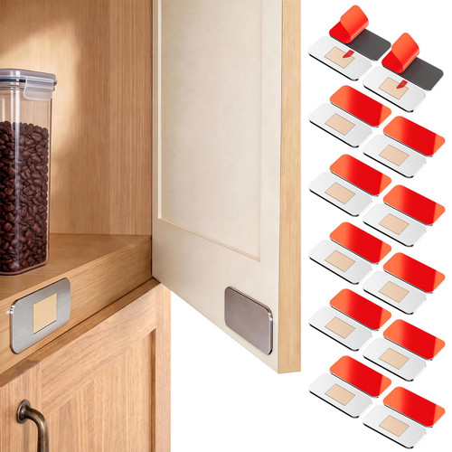 PHIXBEAR 12 Pack Cabinet Magnets for Closure, Ultra Thin Magnetic Catch