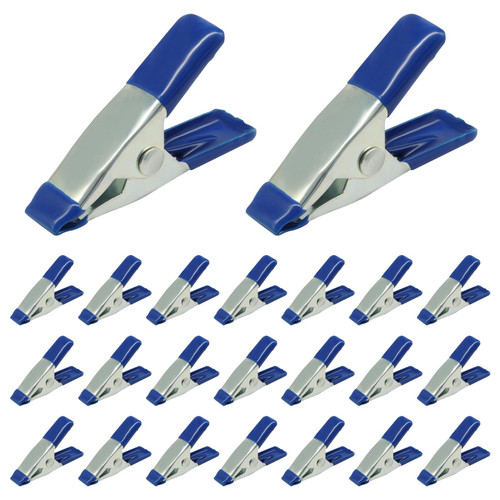 OSVJE 30 Pcs Heavy Duty Metal Spring Clamps, 2 Inch, Blue