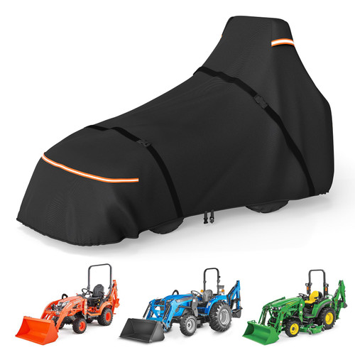 Tractor Covers Waterproof Heavy Duty with Backhoe, Compact Tractor Cover