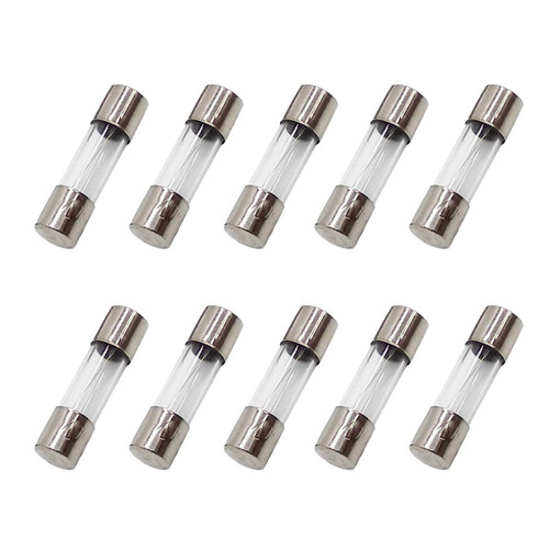 10Pcs F4AL250V 5x20mm Fast Blow Fuse 4 Amp 250V Glass Fuse Fast Acting (3/16 in x 3/4 in)
