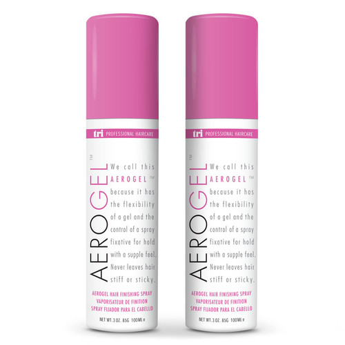 TRIDESIGN Aerogel Strong Hold Volumizing Hair Spray - 3 oz, 2 Pack