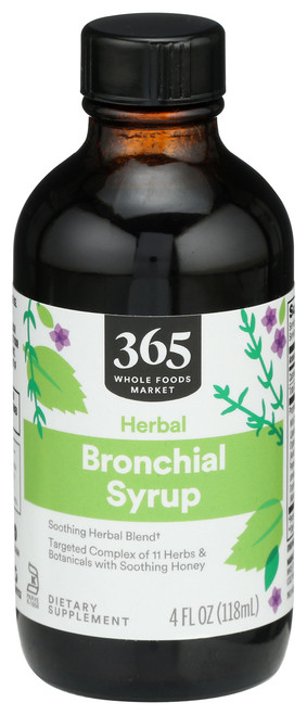 365 by Whole Foods Market, Herbal Bronchial Syrup, 4 fl oz