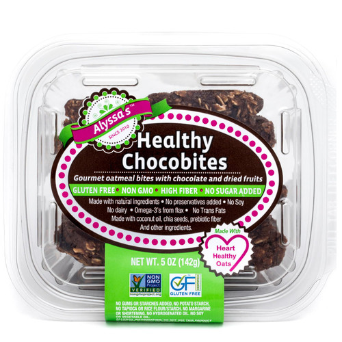 Alyssa’s Chocobites ⎸ Gluten Free Cookies, Healthy Snacks from the Bakery ⎸ Sugar Free Soft Cookies, Low Carb, Keto Protein Snacks ⎸ Gluten Free Snacks for Kids ⎸ 8 Cookies per box, 1 Pack