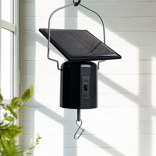 GOOLLYRUSIM Solar Powered Wind Spinner Motor, Hanging Display Motor